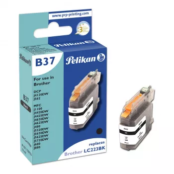 Pelikan B37 kompatibel bläckpatron för Brother LC-223BK, svart, 600 sidor