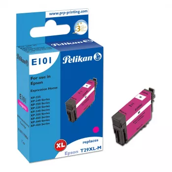 Pelikan E101 kompatibel bläckpatron magenta hög kapacitet (XL) för Epson XP-450 XP-440 XP-430 XP-350 XP-340 XP-330 XP-250 XP-240 XP-235 – 1-pack