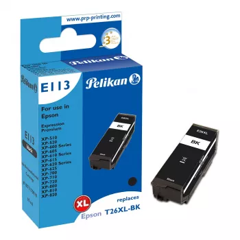 Pelikan E113 kompatibel bläckpatron svart High Yield (XL) för Epson Expression Premium XP-serien