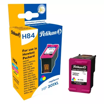 Pelikan kompatibel bläckpatron för HP 301XL (CH564EE) – svart, hög räckvidd, återtillverkad