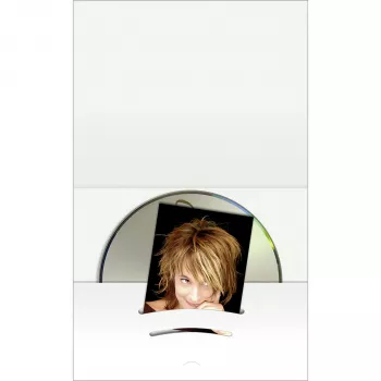 DAIBER 06612 fotoarkivmapp 6x9 cm vit med CD/DVD-ficka