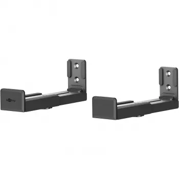 Goobay Basic universell väggmontering för soundbar, svart, 15 kg bärförmåga