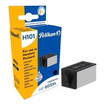 Pelikan patron H101 T6M15AE HP903XL svart återtillverkad