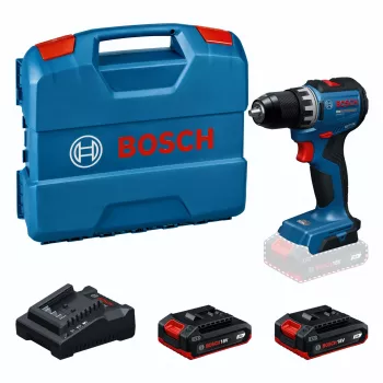 Bosch GSR 18V-52 batteriskruvdragare 2 x 2,0 Ah batterier L-BOXX