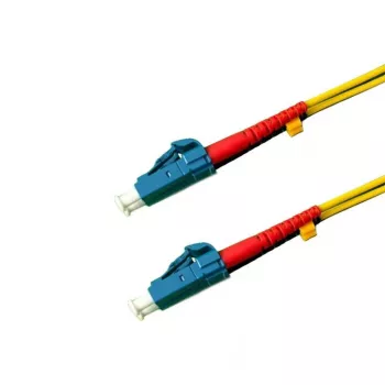 Grafenthal OS2 singlemode fiberoptisk patchkabel LC/UPC till LC/UPC duplex 10 m LSZH gul