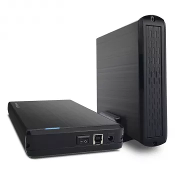 FANTEC DB-G35U3-6G externt HDD-hölje 3,5 inch SATA USB 3.0 6G USB-B aluminium svart (2582)