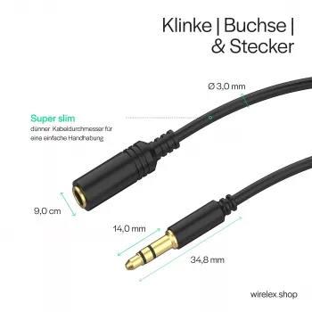 ShiverPeaks audiotelekabel mini flex