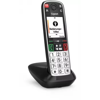Gigaset EASY 500 trådlös telefon svart/silver