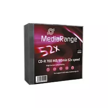 MediaRange MR205 CD-R 700 MB, 80 min, 52x, 10 st., slimcase