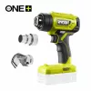 RYOBI One+ 18V batteridriven värmepistol R18HG-0 (utan batteri) – 250 °C/460 °C, 170 l/min