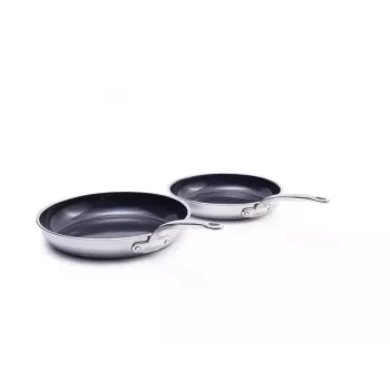 GreenPan Barcelona Pro 2-delat stekpanneset 24+28 cm svart