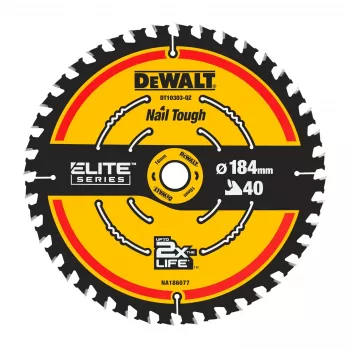 DEWALT Extreme Framing cirkelsågblad 184 x 16 mm, 40 tänder