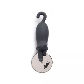 OTOTO Kitty Cut pizzaskärare – svartvitt kattdesign