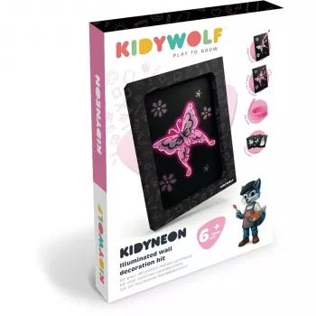 KIDYWOLF upplyst väggdekorationsset 3 delar prinsessa