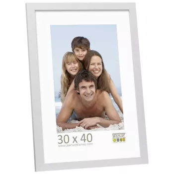 Deknudt S44CD1 30x40 trä silver fotoram