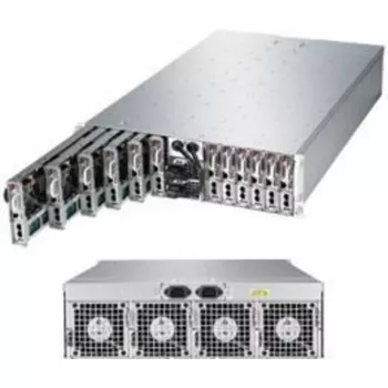 Supermicro SuperServer 5038ML-H12TRF 12-nod 3U rackmonterad server barebone svart