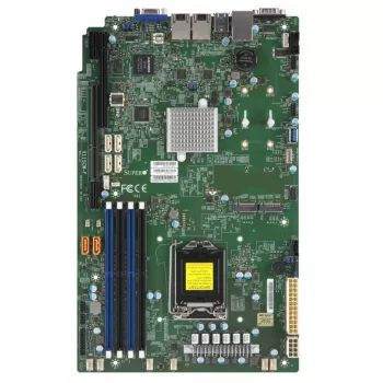 Supermicro X11SCW-F moderkort LGA1151 Socket C246 chipset Micro-ATX DDR4 128GB 2x Gigabit LAN IPMI retailförpackning