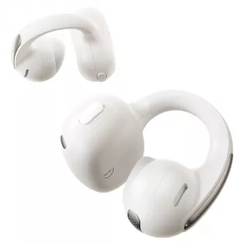 Baseus Bowie MC1 OL open-ear TWS-hörlurar vit