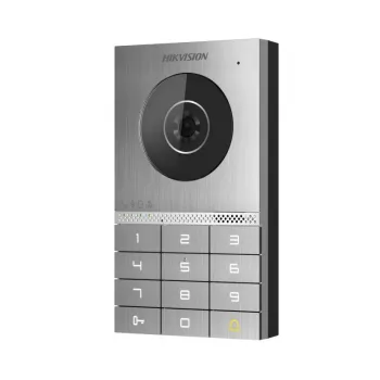 Hikvision DS-KV7023EY-IME2 videodörrstation, 2 MP, PoE, IP65, IK08, Mifare