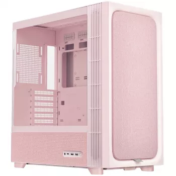TRYX FLOVA F50 Midi-Tower, ATX, härdat glas - rosa