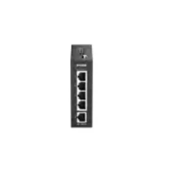 D-Link DIS-100E-05 industriell ohanterad Ethernet-switch, 5x 10/100Base-TX, DIN-skena, IP30