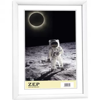 ZEP KW3 enkelbildsram vit 15x20 cm rektangulär