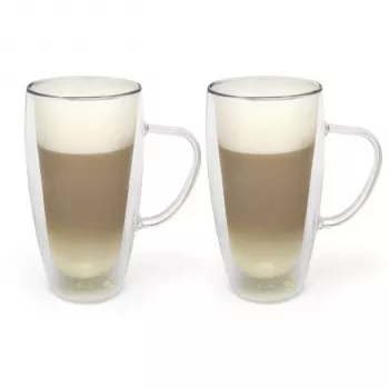 Bredemeijer Duos dubbelväggigt latte macchiato-glas 400ml - 2-pack
