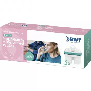 BWT 814453 3-pack vattenfilterpatron med magnesiumberikning