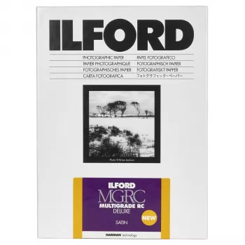 ILFORD MG RC DL 25M glansigt 18x24 cm 25 ark svartvitt fotopapper