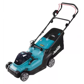 Makita LM004GM102 40V Max XGT Cordless Lawn Mower with 2x 4.0Ah Batteries and Charger, 43 cm Cutting Width