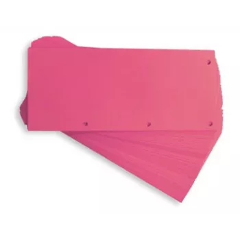 ELBA Oxford Duo registerflikar 240x105 mm, rosa, 160 g/m²