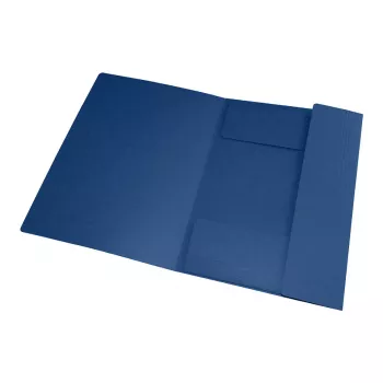 Oxford TOP FILE+ gummibandsmapp A4 3 flikar mörkblå 400116325