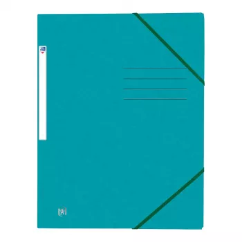 Oxford TOP FILE+ hörnresårmapp A4 3 flikar aqua 400116326