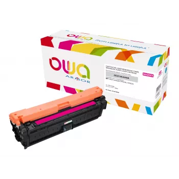 Armor OWA kompatibel magenta tonerkassett för HP Color LaserJet Enterprise CP5520