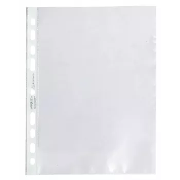 Exacompta Forever A5 hålade dokumentfickor 50-pack transparent präglad 0,06 mm