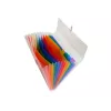 Exacompta Crystal utökningsmapp – 13 fack – A4 – klart transparent