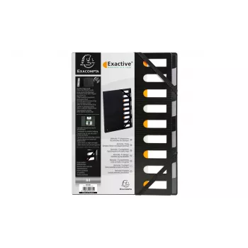 Exacompta 55334E Forever dokumentficka A4 polypropen svart 320x240 mm