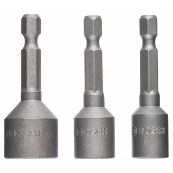 Bosch Impact hylsnyckelset 3 delar 50 mm 8 10 13 mm 2608551078