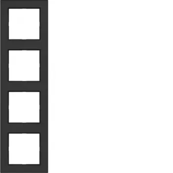 HAGER WAD6400BM ram 4-fack A.1 Night Black Matt