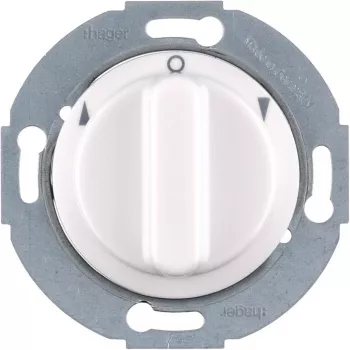 Hager WTE6161WG persienn-/rullgardinsvridströmbrytare 1-polig polarvit satin