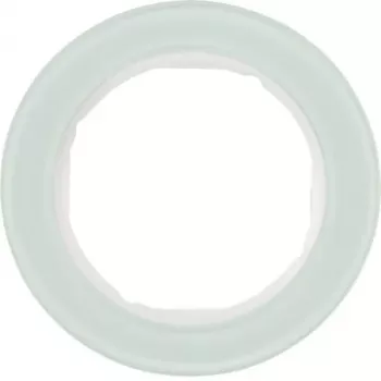 Hager WLD9100GW R.Classic 1-facks glastäckram polarvit