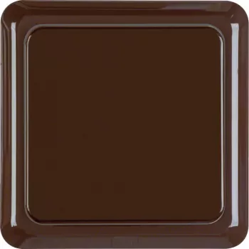 Hager WWG1111BR SCHUKO-uttag med lock och ram WG UP IP44 brun