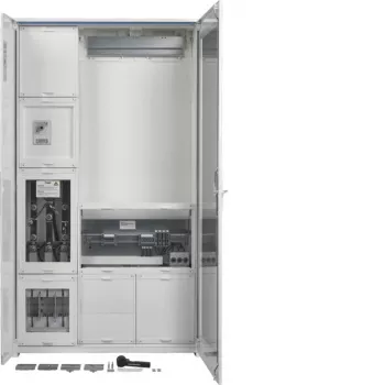 Hager FP93W13N univers N transformatormätskåp, 200/250 A, IP44, skyddsklass II