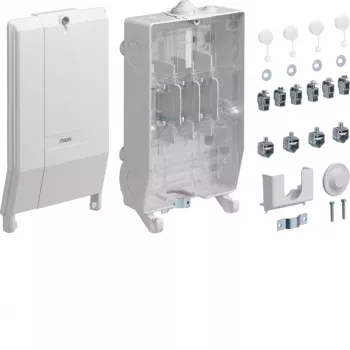 HAGER ZAN334C husanslutningslåda K3 250A IP54 RAL7035