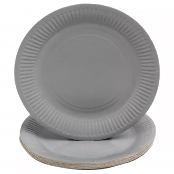 PROnappe 20 papperstallrikar Ø 23,0 cm vit