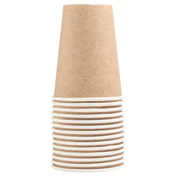 PROnappe 15 pappmuggar 200 ml, kraft (89109I)