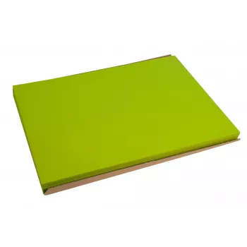 PROnappe engångsbordsunderlägg 400 x 300 mm kiwigrön präglat lätt satinerat papper