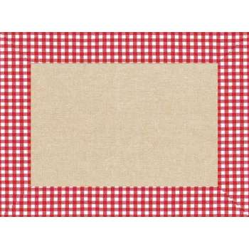 PROnappe 400 bordsunderlägg linne Vichy flerfärgad 30,0 x 40,0 cm