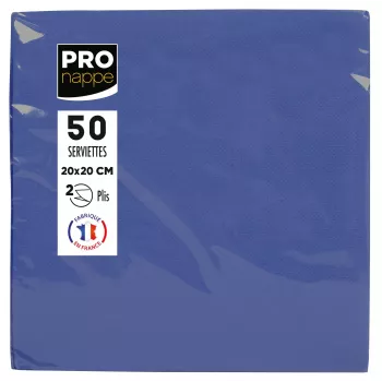 PROnappe servetter nattblå 2-lagig 20,0 x 20,0 cm 50 st