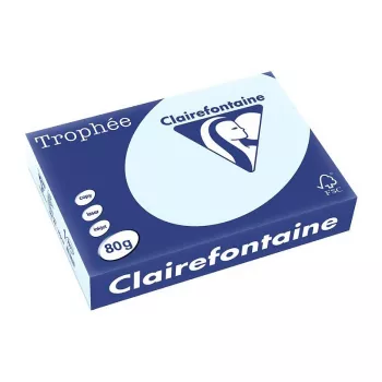 Clairefontaine Trophee Pastel Kopieringspapper A4 80 g/m² ljusblå 500 ark